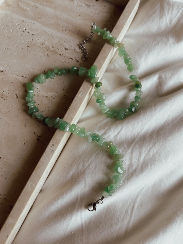 collana Chips Nic - Avventurina Verde